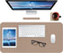 ?Boutilon Extended Leather Mouse Pad, 30"x14" Non-Slip Desk Pad for Keyboard and Mouse, Desktop Protector for Home
