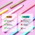 Vitoler Aesthetic Cute Highlighters, 10Pcs Rainbow Color Bible Highlighters, No Bleed with Soft Chisel Tip