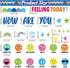 Feeling Bulletin Board Set Mental Health Classroom Decor How are You Feeling Today Posters Emotion Cutouts Feeling Chart for Kid Teacher School Counselor Office Therapy Calm Down Corner Wall Supplies by Naozinebi