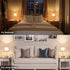 Set 2, 3 Dimmable, Ascher Small Bedside Table lamp of RGB Color Changing Lamps, Color Temperatures, Stepless Nightstand