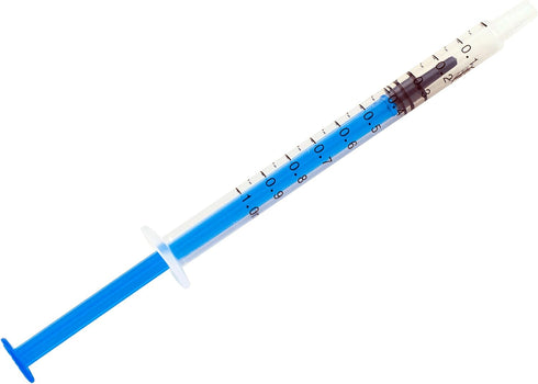 Pack of 10 x 1 ml Disposable Industrial Syringes