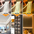 Smacen 4.92Ft 6000K Battery Powered COB Led Strip Lights, Battery Operated Cool White LED Strip Light, High Brightness