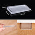 4 Pcs Rubbery Clear Table Shims, Level Wedge for Home Improvement, Table Shims, Bed Shims, Toilet Shims, Hot Tub Restaurant Appliance Shims, Home Improvement DIY Wedge Levelers (5mm)