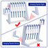 Plastic Lab Pipette Rack Holder Stand for Hanging 7-8 Laboratory Micropipettes