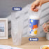 Caeuiciw 1000 6.2 11.6 Inch PCS Clear Cup Carrier for Delivery, Plastic Bag with Handle Single Cup Bag Holder Carrier