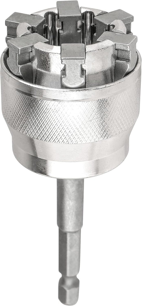 YAKAMOZ Adjustable Universal Socket Wrench Grip Adapter 10-19mm for Hex Head Nuts and Bolts Driver Tool