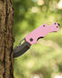 FLISSA Mini Folding Pocket Knife, 2.5-Inch Stainless Steel Drop Point Blade, EDC for Women with Bottle Opener