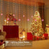 10ft 3.3ft 200+ Star Curtain Lights, x RGB LED Color Changing String Fairy Lights Stars Curtain, Smart APP & IR Remote
