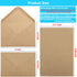 50 Pack 4.2 6.0 inches, Set, Blank Cards and Envelopes x Brown Blank Note Cards Greeting Cards and Envelopes Folded