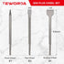 SDS-Plus Chisel Set for Rotary Hammer Drills, 3PC Masonry Concrete Drill Bit Set, Point Flat Scaling Chisels, Storage Case, 40CR Steel SDS Plus Bits for Masonry, Concrete, Brick, Stone,Tile Removal