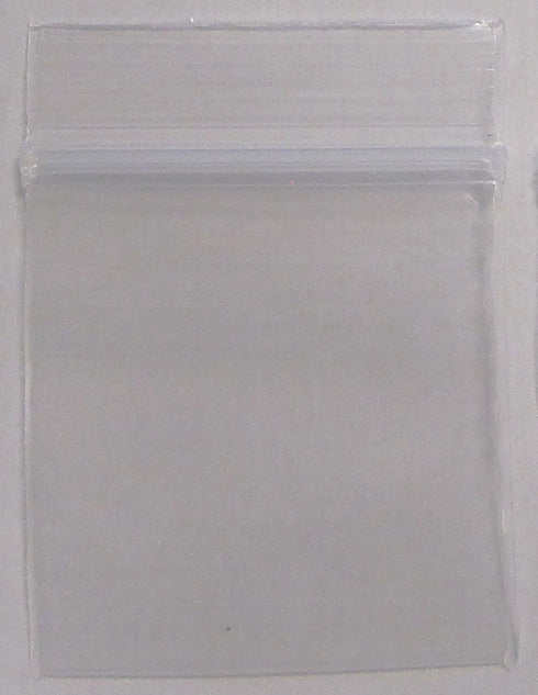 100-Pack 2 Mil Transparent Small Plastic Clear Resealable Poly Bags (1 x 1 Inch) for Tiny Items