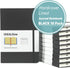 Classic Hardcover Lined Notebook Journal, 5.7 x 8 inches, 160 Pages, 7mm College Ruled, Mustard Yellow
