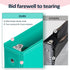 Sooez BinderX 1 Inch Round Ring Binder, Aqua Blue, Fits 150 Sheets, Customizable Cover, 2 Inside Pockets, Cute Aesthetic