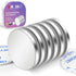 MIKEDE 6 Pack Super Strong Adhesive Backing Magnets, Heavy Duty Neodymium Disc Magnets for Craft, Office, DIY, 1.26