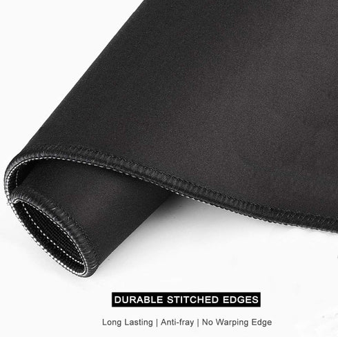 Auhoahsil Mouse Pad, Square Outer Space Mousepad Anti-Slip Rubber Mat with Durable Stitched Edge for Office Gaming,