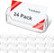 Yookeer 24 Pack Business Card Holder, Clear Acrylic Desk Display Stand for Office Desktop Paper Brochure Supplies