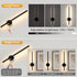 Dimmable 350Rotate, 24 Inch 1 Pack) Battery Operated Wall Sconce, Rechargeable Wall Lights with Remote Control, LED