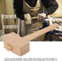 13.8'' Beech Wood Mallet, Manual Ice Hammer, Solid Carpenter Wooden Hammer for Woodworking