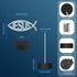 3D +16 Commemorate Attivolife Jesus Night Light, Illusion Optical Hologram LED Lamp with Remote Control + Timer Color