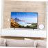 INOOMP 2 Pcs Tv Mounting Brackets for Tvs Plastic Tabletop Stand with Non Slip Base Pad for Living Room Bedroom Cabinet