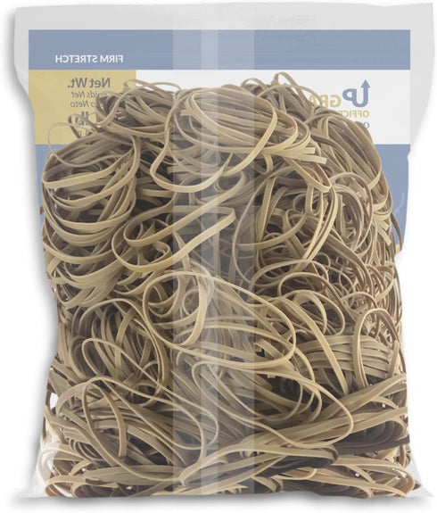 Upgrade Office Supply UPG22433PK3 Rubber Bands, Size #33 (3-1/2 x 1/8"), Natural Crepe, Made in USA (3 Pound Bag)
