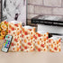 Cozeyat 4 Pack Fall Leaf Flameless Candles Battery Operated LED Pillar Candles with Remote Control Timer Color Changing