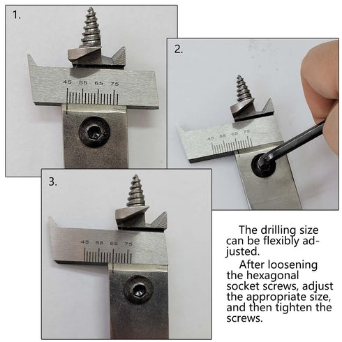 22-77mm Adjustable Spade Bit Expansive Flat Woodworking Boring Drill Bit Blades Cutters Set
