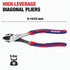 WORKPRO 8 Inch High Leverage Diagonal Pliers: Heavy Duty Wire Cutters in CRV Steel for Cutting Wires