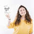UUEFKTN Funny Thank You Card, Simple Thank You Card Appreciation Card for Coworker Boss Teacher Friend Doctor Nurse