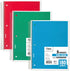 Mead Spiral Notebook, 5 Subject, Wide Ruled Paper, 180 Sheets, 10-1/2" x 8", Color Selected For You, 1 Count (05680) by Mead