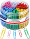 Vinaco Colorful Paper Clips, 400PCS Medium and Jumbo (1.3 inch & 2 inch), Durable Rustproof Large Paperclips