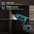 Kiprim ES3 Small 4V Electric Screwdriver, Cordless with Rechargeable Battery, LED Light, Blue