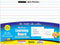 BAZIC Dry Erase Lap Board 9"x12" & Marker, Double Sided Primary Ruled & Blank, 1-Pack