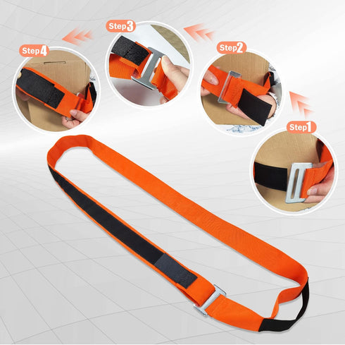 Adjustable Lifting Moving Straps, IFOUCTY 2 Pack Carrying Strap Belt with Durable Handles for Moving