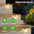 8 Pack, Eyrosa Solar Deck Lights Solar Lights Outdoor Waterproof for Outside, Stairs, Step, Fence, Yard, Garden, Patio