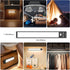 Lights,12inch Closet 3200mAh Dimmable YELKO Under Cabine t Rechargeable Motion Sensor Light, Battery Operated