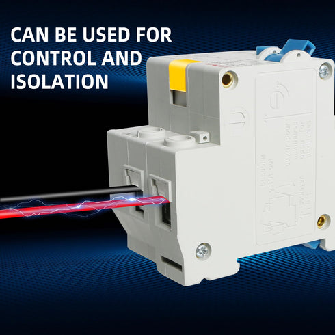 Aopin Miniature Circuit Breaker 32A 230V, Low-Voltage DZ47-63, 1 Pole DIN Rail Mount, Leakage Overload Protection, 1 Pcs