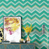 Y1332 Peel and Stick Chevron Stripe Wallpaper 17.7in x 9.8ft Vinyl Geometric Herringbone Self-Adhesive for Kids Room