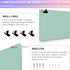 Green Magnetic Board 17.5" x 11.4" to Display Notes, Poetry, Photos, Suitable for Wall, Refrigerator, Cabinet with Tape