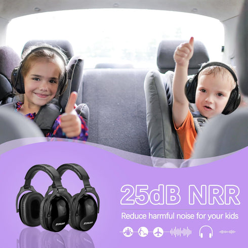 2 Pack,Kids ZOHAN Kids Ear Protection Noise Canceling Headphone for Concerts, Monster Truck, Fireworks