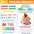 Motivational Bulletin Board Decoration Set, Classroom Affirmation Station Cutouts for Elementary School Home Wall