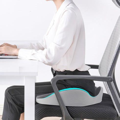 Wilitto Tailbone Hollow Ergonomic Seat Cushion, Hemorrhoids Breathable Office Chair Seat, Sciatica & Back Coccyx Pain
