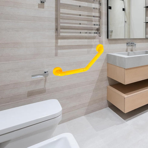 PAUANI Bathroom Safety Grab Bar - Metal Stair Railing, Stainless Steel Non-Slip Thickened Handrail with Hole Pins