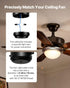750lm 3000K 2 Bulbs, VEVOR Ceiling Fan Light Kit, Fan Light Kit with Pull Chain, LED Modern Replacement Fixture