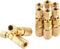 Yolass 8Pcs 1/4”NPT 360°Swivel Brass Rotary Coupler, 1/4”NPT Air Hose Fittings, Quick Connection Fittings