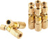 Yolass 8Pcs 1/4”NPT 360°Swivel Brass Rotary Coupler, 1/4”NPT Air Hose Fittings, Quick Connection Fittings