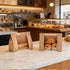100 10.244.3310.24 80g 100 Bread Bags with Window Pcs Sourdough Homemade Bread Bags, in, Kraft Paper with Waterproof PE