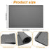 Silicone Ice Makers Countertop Mat Waterproof with Raised Edge Prevents Liquid Spillage, Nugget Ice Machine Countertop Mat with Non-Slip Raised Dots, Portable Mini Counter Top Ice Maker Mat,19“x12”