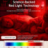 670nm 3 Pack Dimmable Red Light Night Light for Sleep Therapy, Auto On/Off Night Light with Dusk to Dawn Sensor, LED
