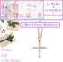 Homeair RB3 Bible Tabs with Gold Necklace, Laminated Bible Tabs for Women Men, Christian Gifts, Large Print Bible Tabs
